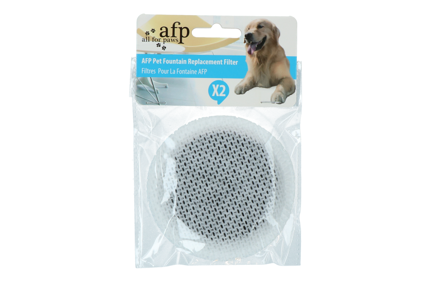 AFP Lifestyle 4 Pets Pacote com 2 filtros de reposição para bebedouro de animais de estimação