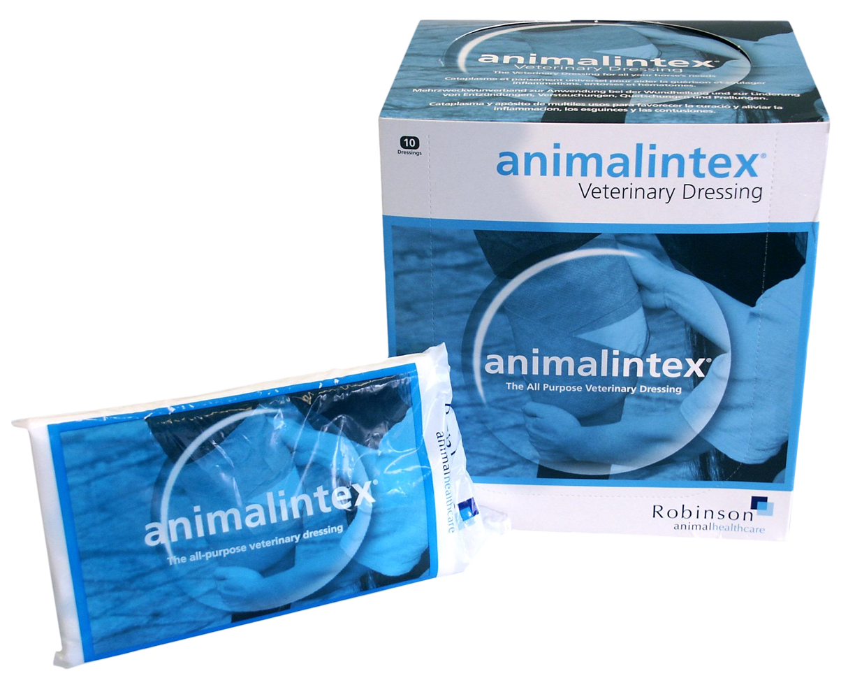 Bandagens veterinárias Animalintex pacote com 10 unidades