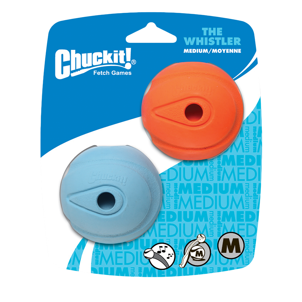 Chuckit The Whistler Pacote com 2 unidades