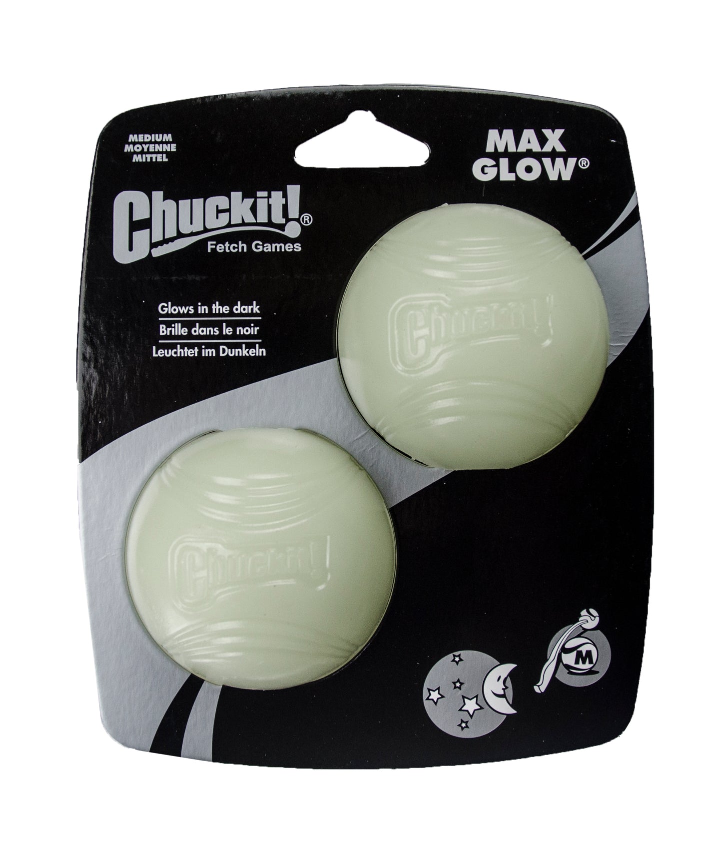 Chuckit Max Glow Pacote com 2 unidades