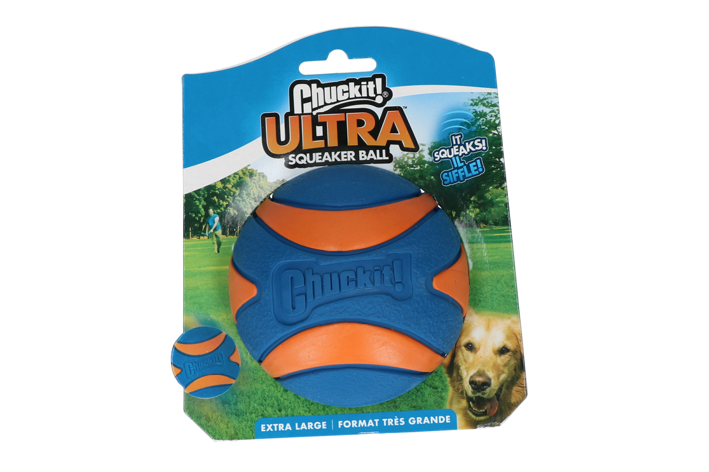 Bola Chuckit Ultra Squeaker XL pacote com 1 unidade
