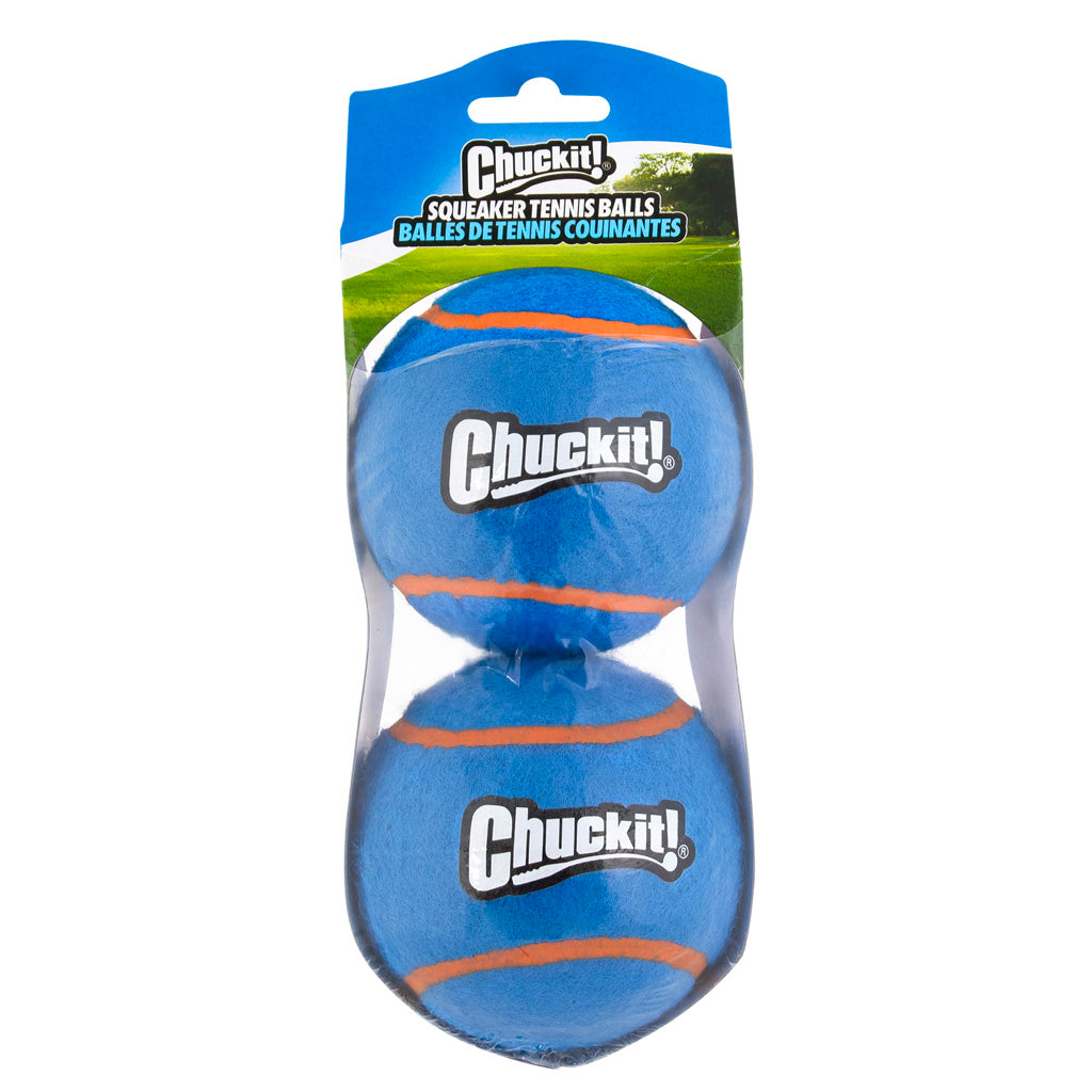 Bolas de tênis Chuckit Squeaker XL (pacote com 2)