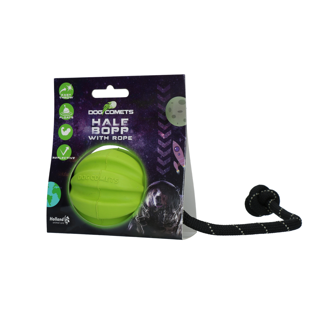 Dog Comets Hale Bopp com Corda