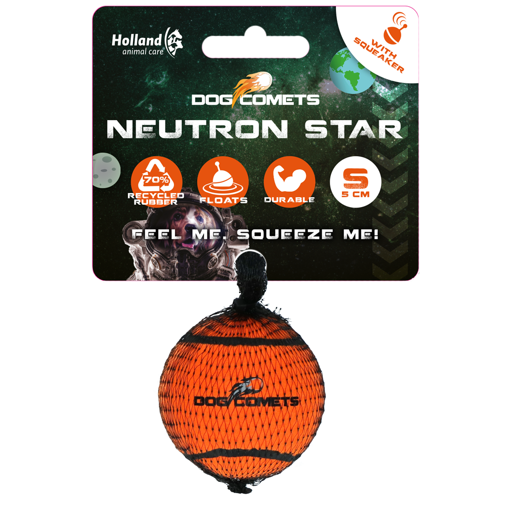 Bola de tênis Dog Comets com bip Neutron Star Laranja