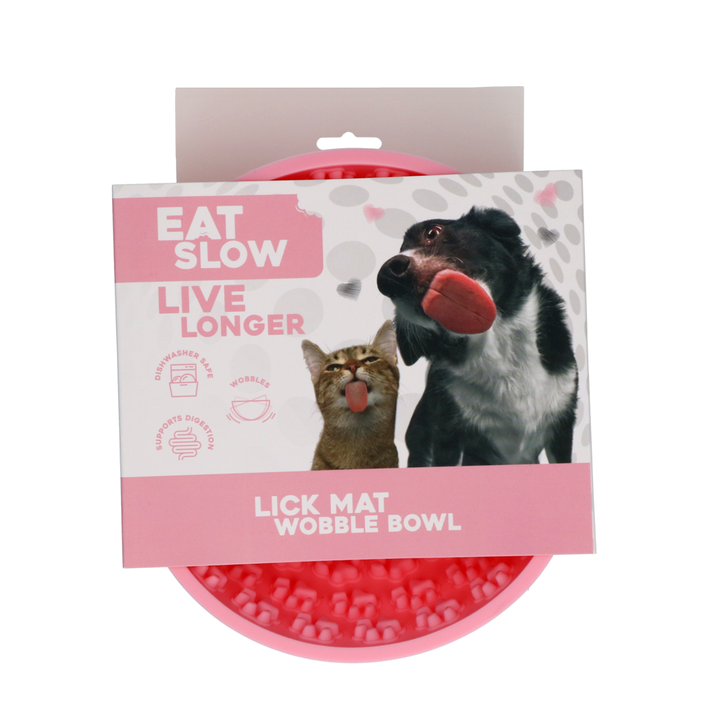 Tapete de lamber Eat Slow Live Longer Lick Wobble Bowl