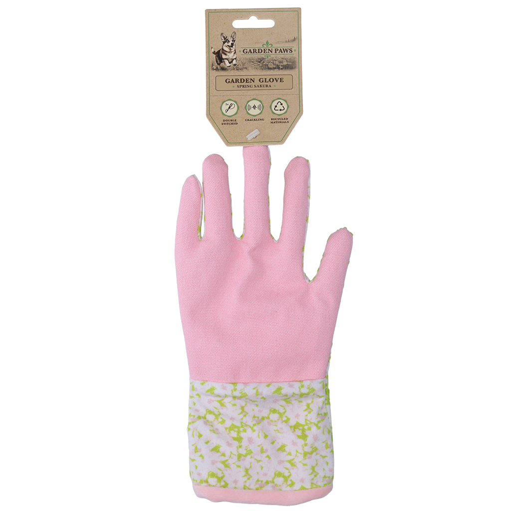 Luva de jardinagem Garden Paws primavera Sakura