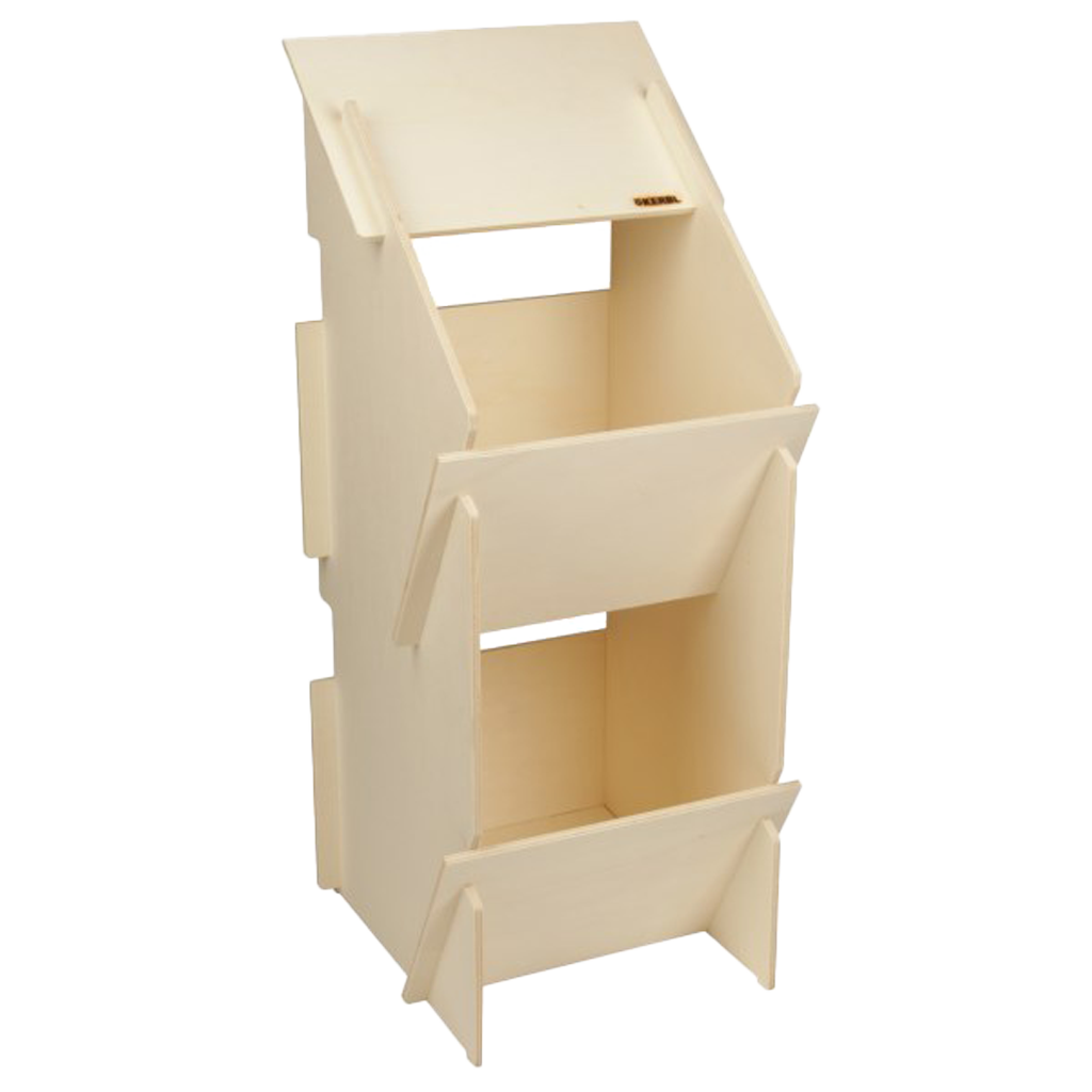 Kerbl Pluimvee Duo Legnest Hout