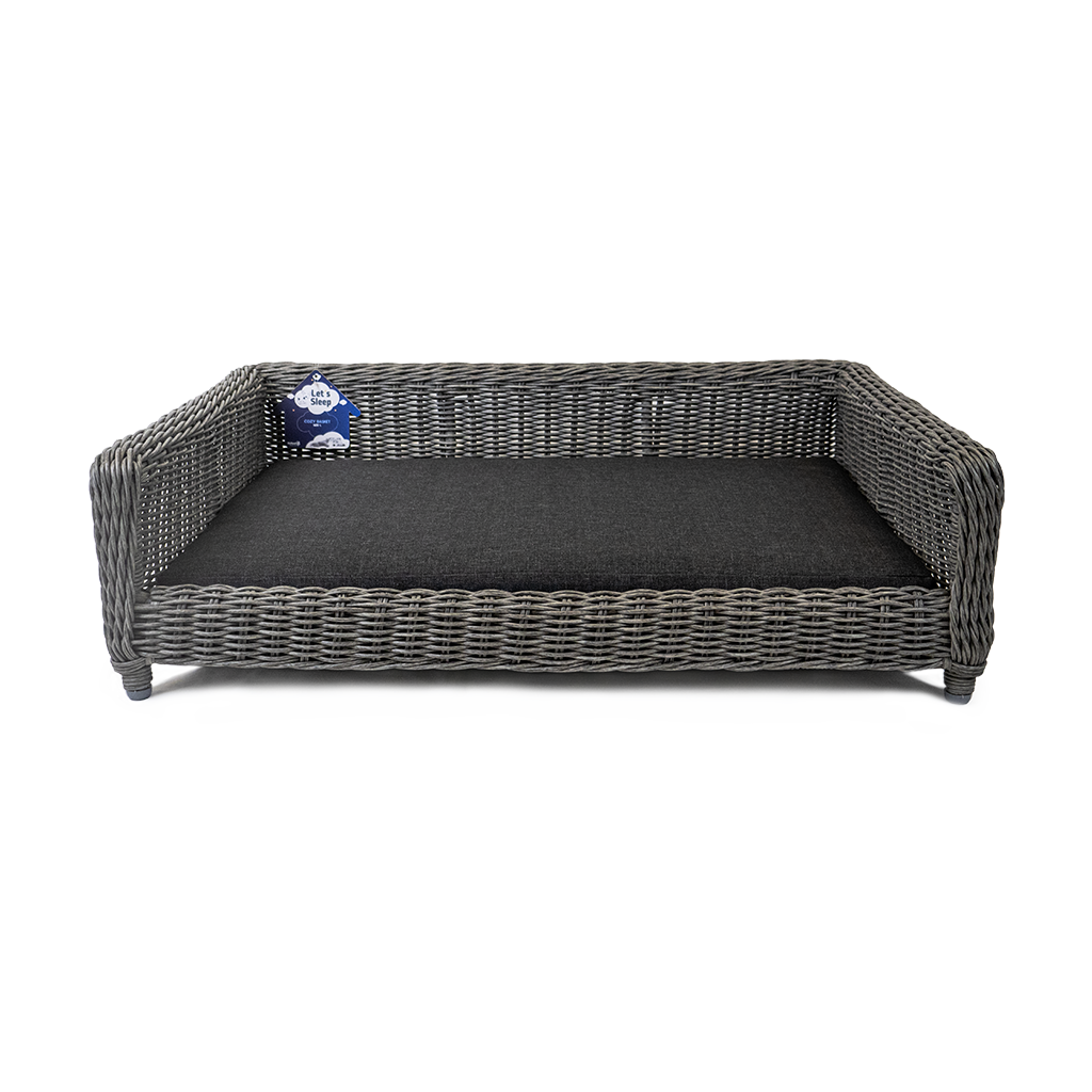 Cesta aconchegante para cães Lets Sleep Cozy Basket XL antracite
