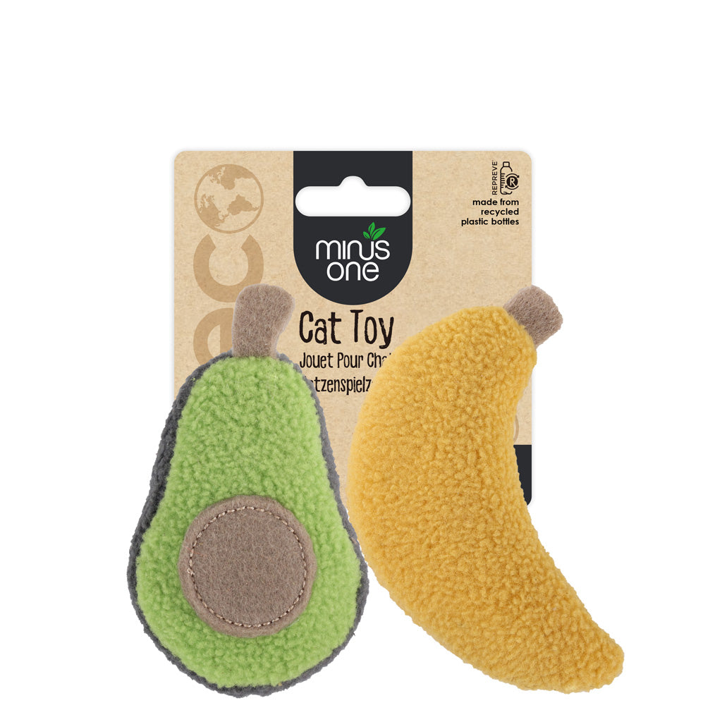 Brinquedo para Gatos Minus One Fruit Abacate e Banana