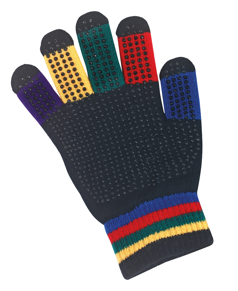 Luva de montaria infantil Magic Grippy Rainbow