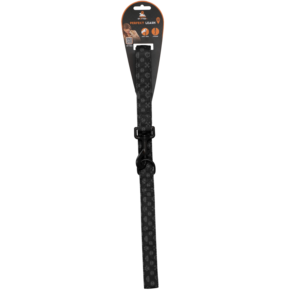 Coleira Spotted Pro Perfect Leash Cinza Escuro