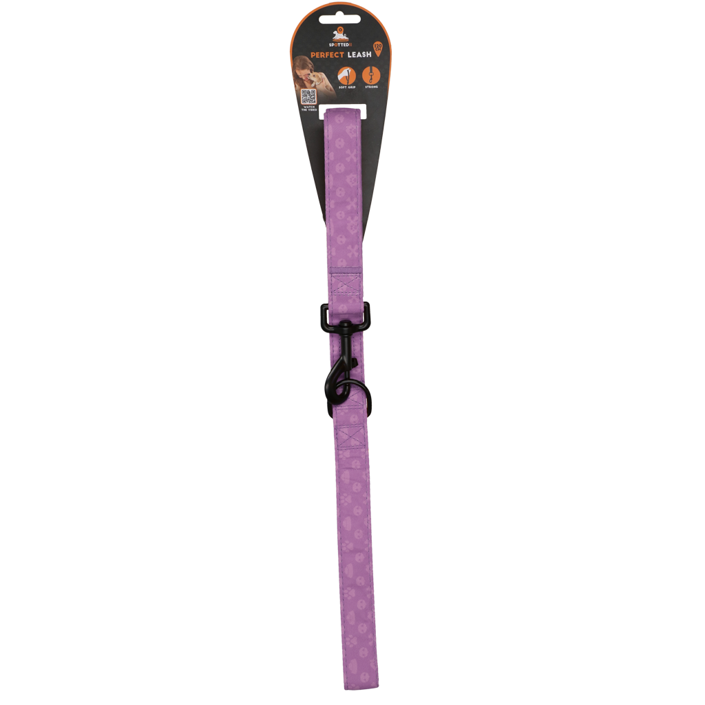 Coleira Spotted Pro Perfect Leash Roxa