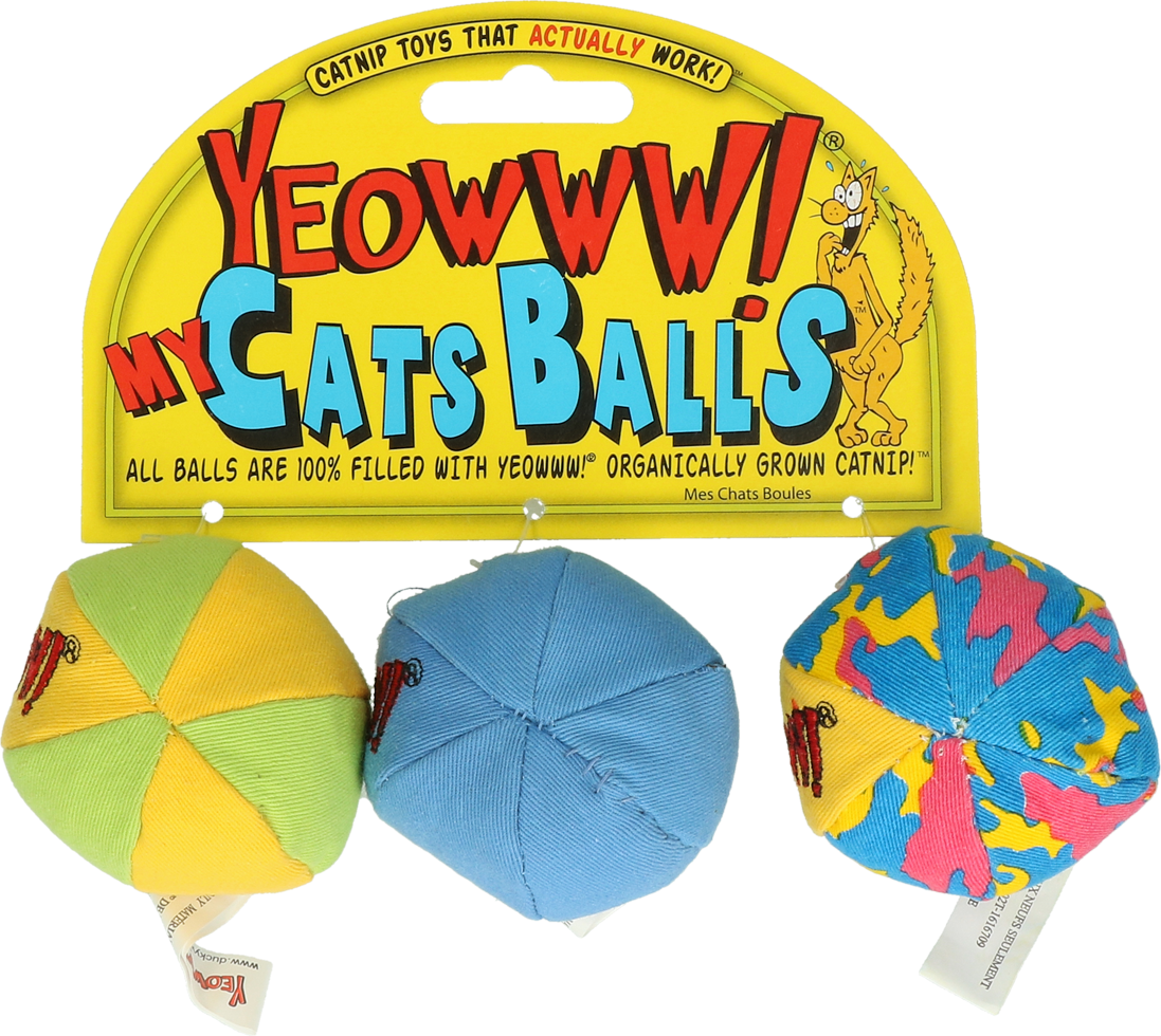 Yeowww as bolas do meu gato!