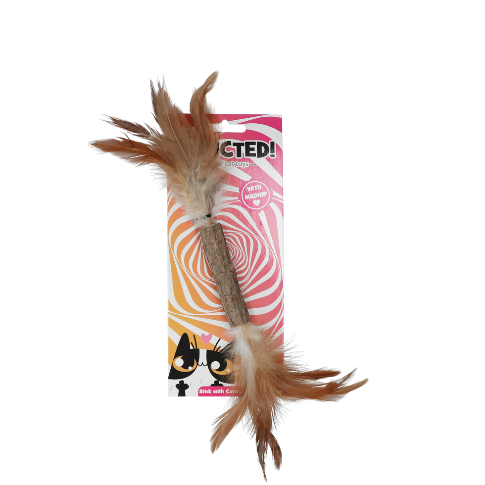 Addicted - Vara com Penas de Lagarta