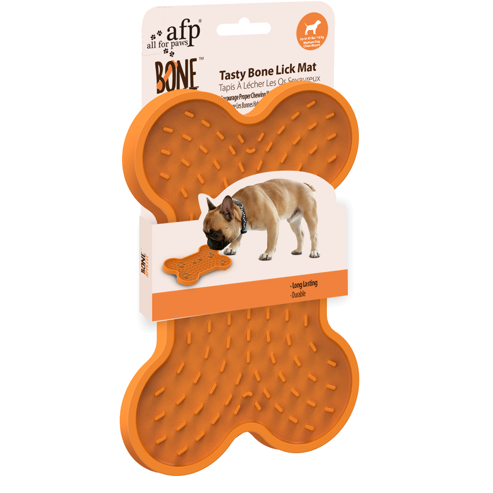 AFP Bone Appetit Tapete saboroso para lamber ossos