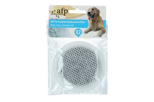 AFP Lifestyle 4 Pets Pacote com 2 filtros de reposição para bebedouro de animais de estimação