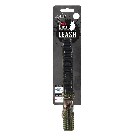 AFP Off Street - Trela ​​​​para cães Olijfgroen S
