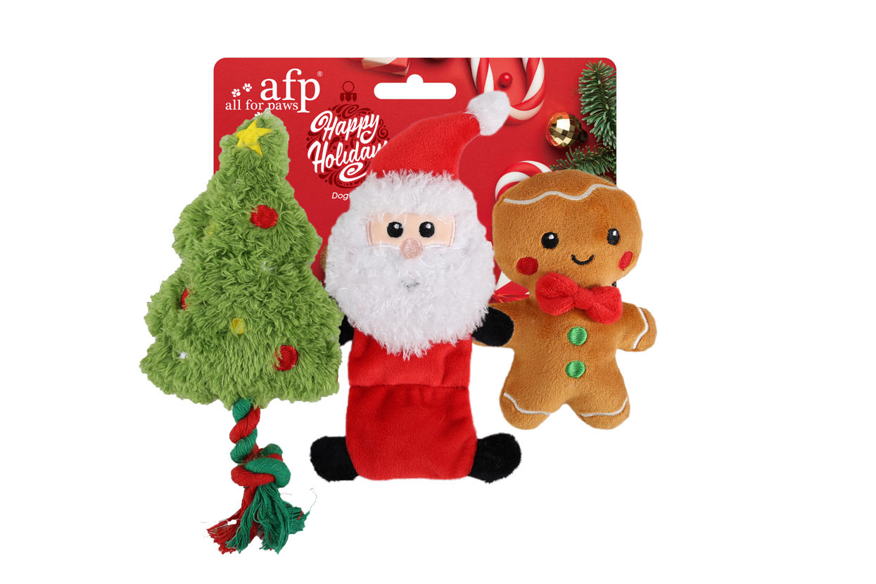Pacote com 3 unidades de Natal AFP Happy Holidays HoHoHo
