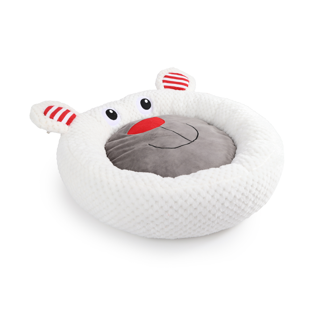 AFP Boas Festas Feliz Confortável Cama Urso Polar