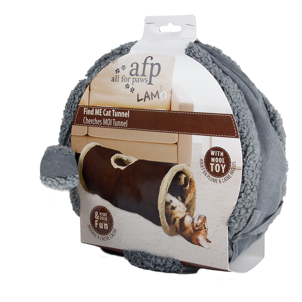 AFP Lambswool Túnel para Gatos "Encontre me"