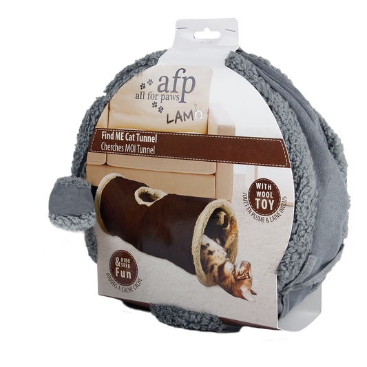 AFP Lambswool Túnel para Gatos "Encontre me"