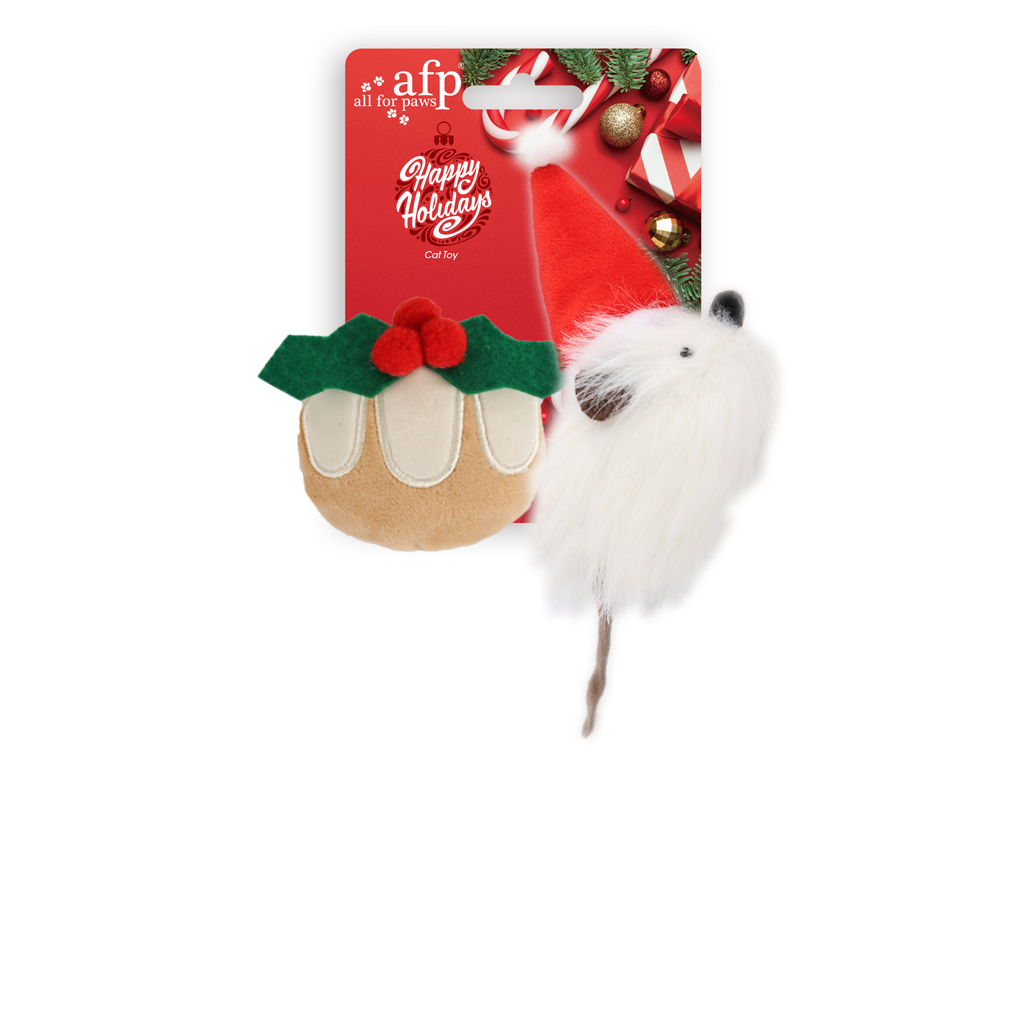 AFP Pacote com 2 Ratos de Natal com Visco