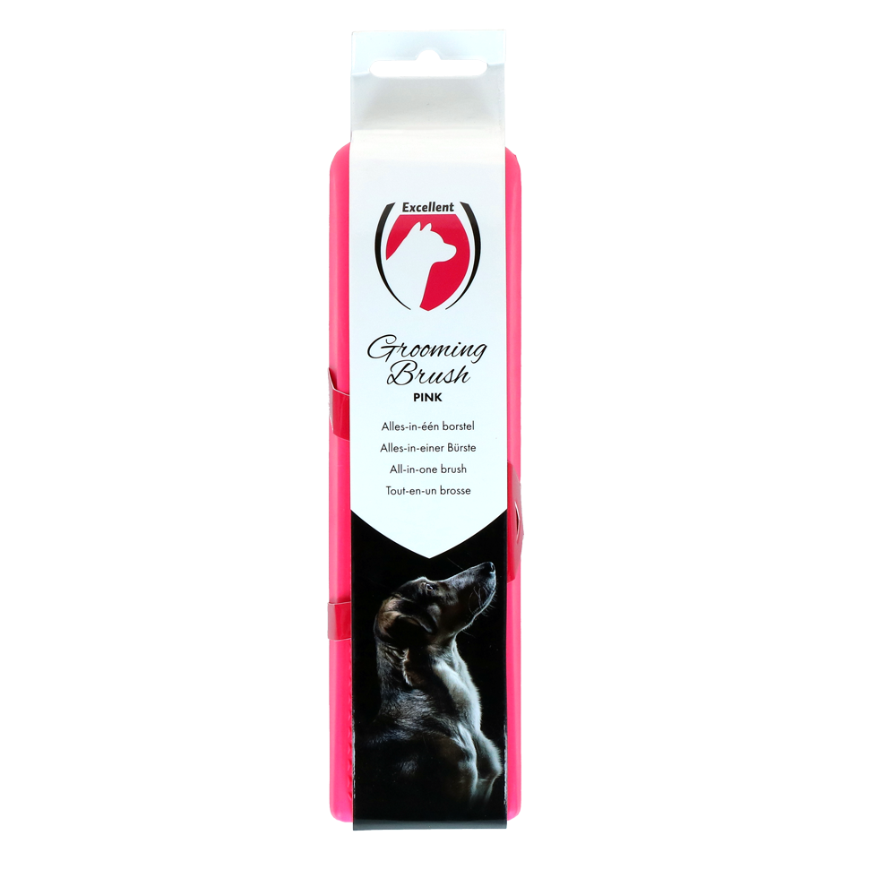 Escova de higiene para animais de estimação Excellent Pets médio rosa