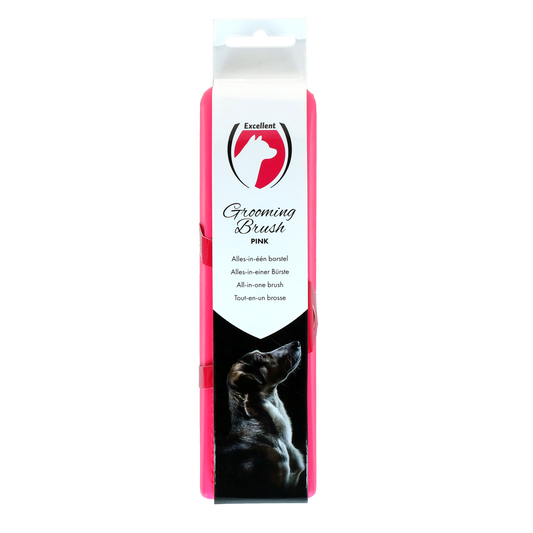 Escova de higiene para animais de estimação Excellent Pets médio rosa
