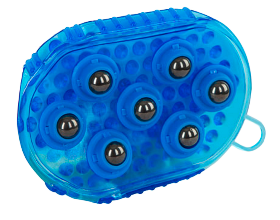 Massagem magnética com escova
