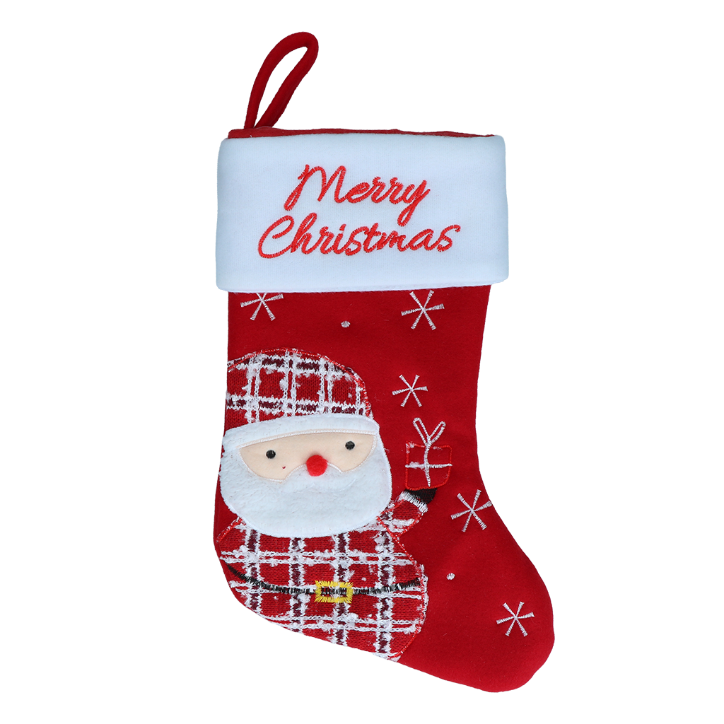 Meias de Natal Papai Noel de Lã