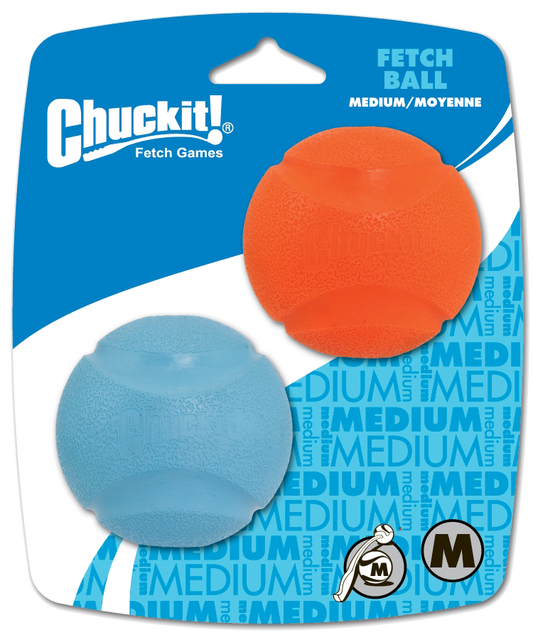 Chuckit Fetch Ball Pacote com 2 unidades