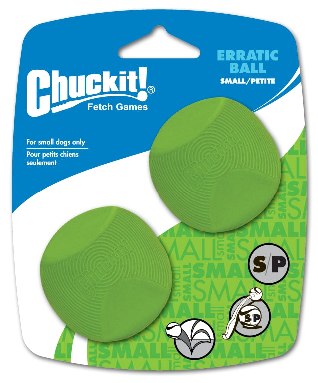 Chuckit Bola Errática Pacote com 2