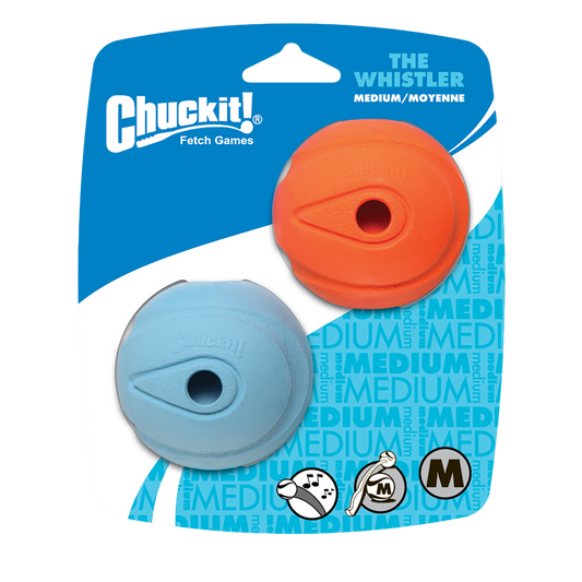 Chuckit The Whistler Pacote com 2 unidades