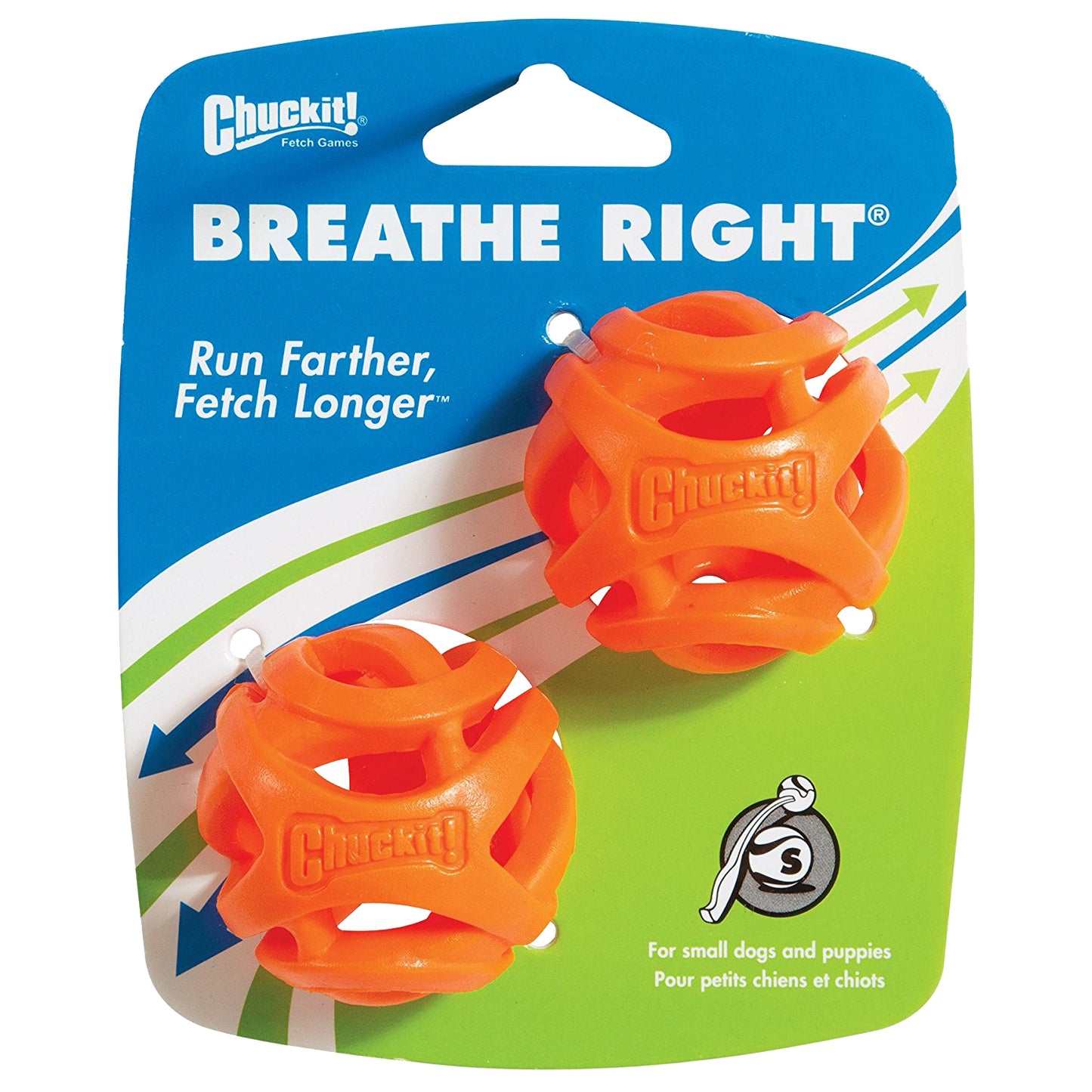 Chuckit Air Fetch Ball Pacote com 2 unidades