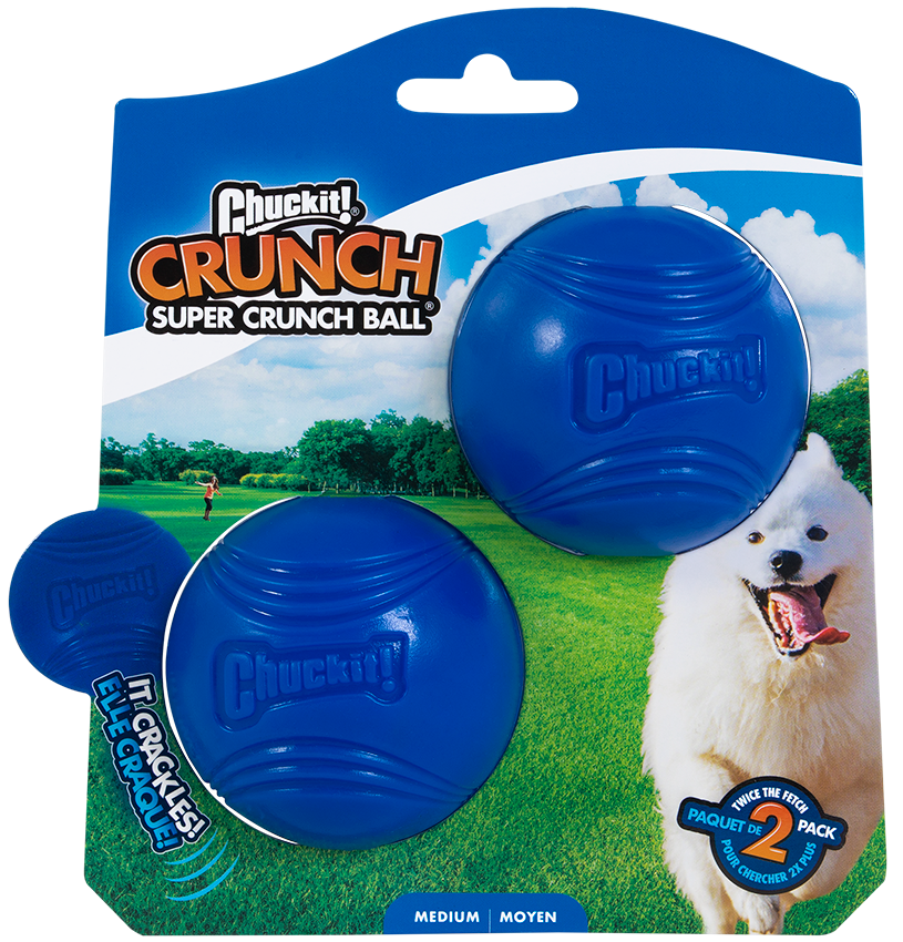 Chuckit Super Crunch Ball Pacote com 2