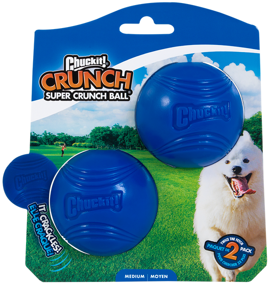 Chuckit Super Crunch Ball Pacote com 2