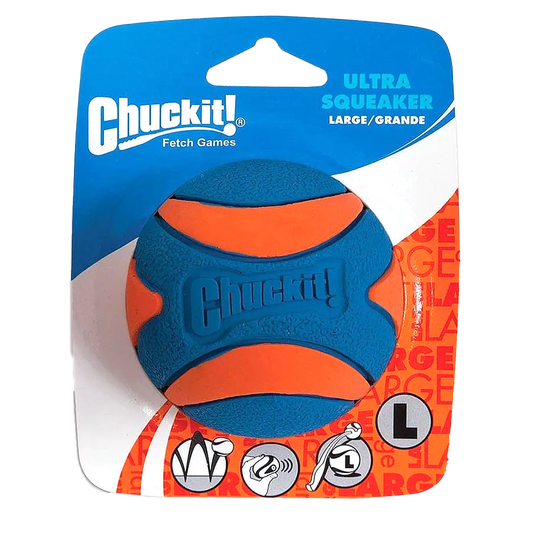 Bola Chuckit Ultra Squeaker G (pacote com 1)
