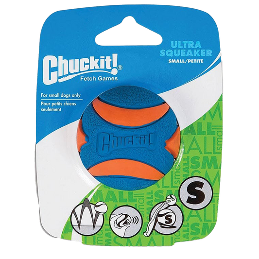 Bola Chuckit Ultra Squeaker P (pacote com 1)