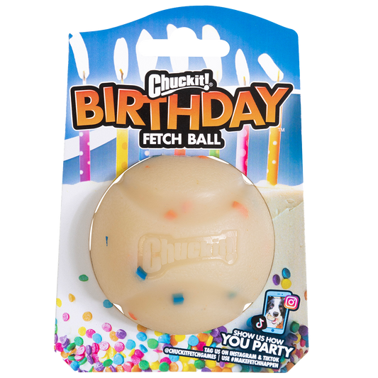 Bola de aniversário Chuckit Fetch Ball