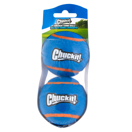 Bolas de tênis Chuckit Squeaker M pacote com 2