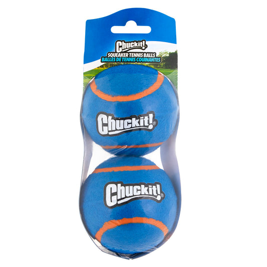 Bolas de tênis Chuckit Squeaker G (pacote com 2)