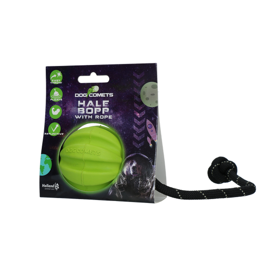 Dog Comets Hale Bopp com Corda