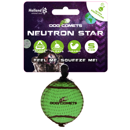 Bola de tênis Dog Comets com bip Neutron Star Verde