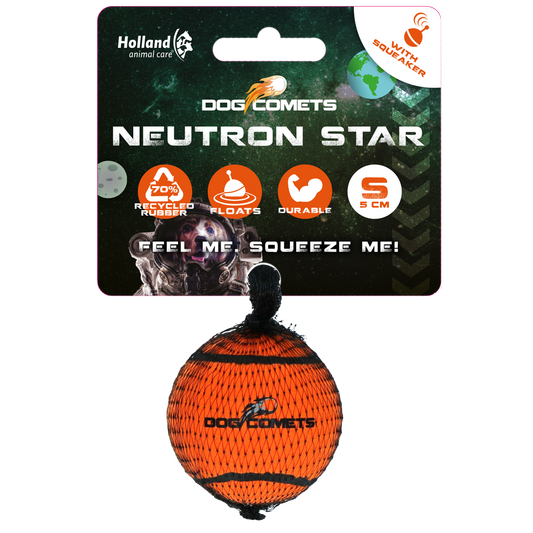 Bola de tênis Dog Comets com bip Neutron Star Laranja