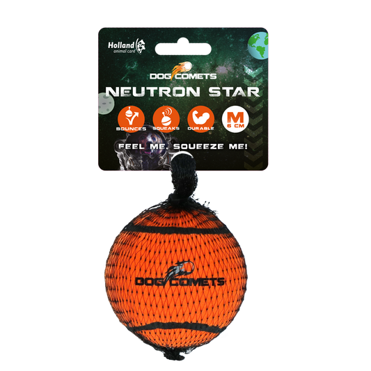 Bola de tênis Dog Comets com bipador Neutron Star Laranja