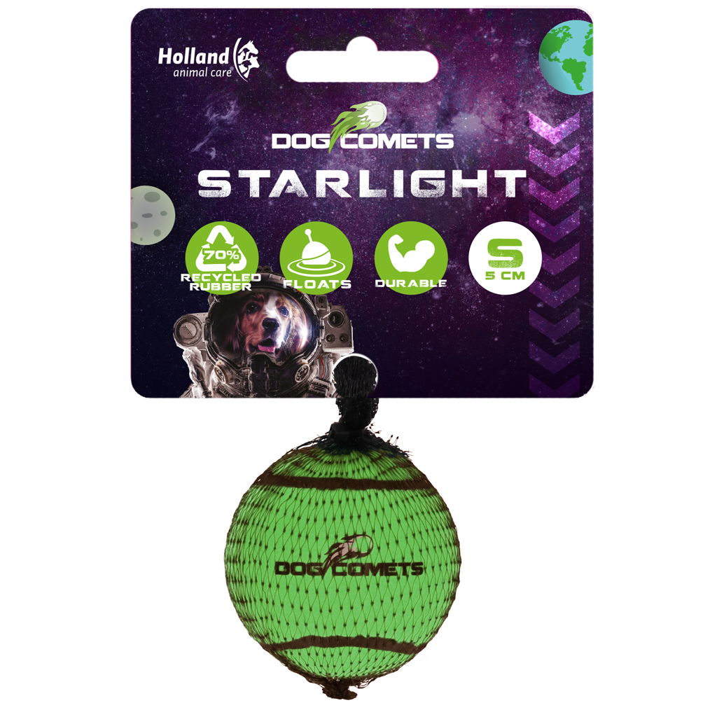 Bola de tênis Dog Comets Starlight Verde