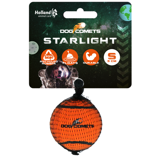 Bola de tênis Dog Comets Starlight Laranja