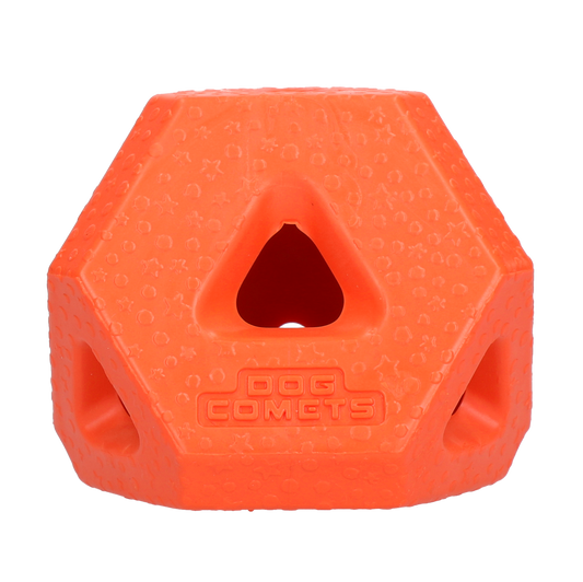Cubo de trava para petiscos Dog Comets laranja