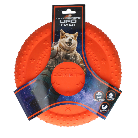 Cometas Cães UFO Flyer Laranja