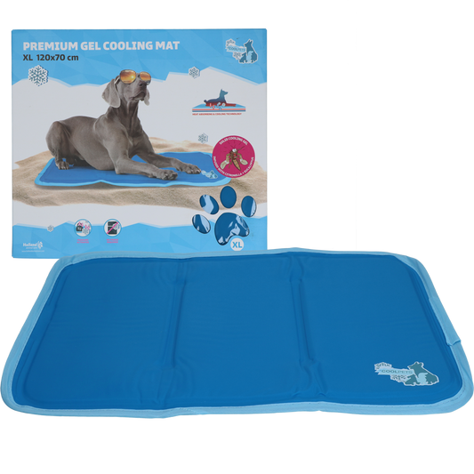 Tapete refrescante em gel sólido premium Coolpets tamanho XL 70x120cm